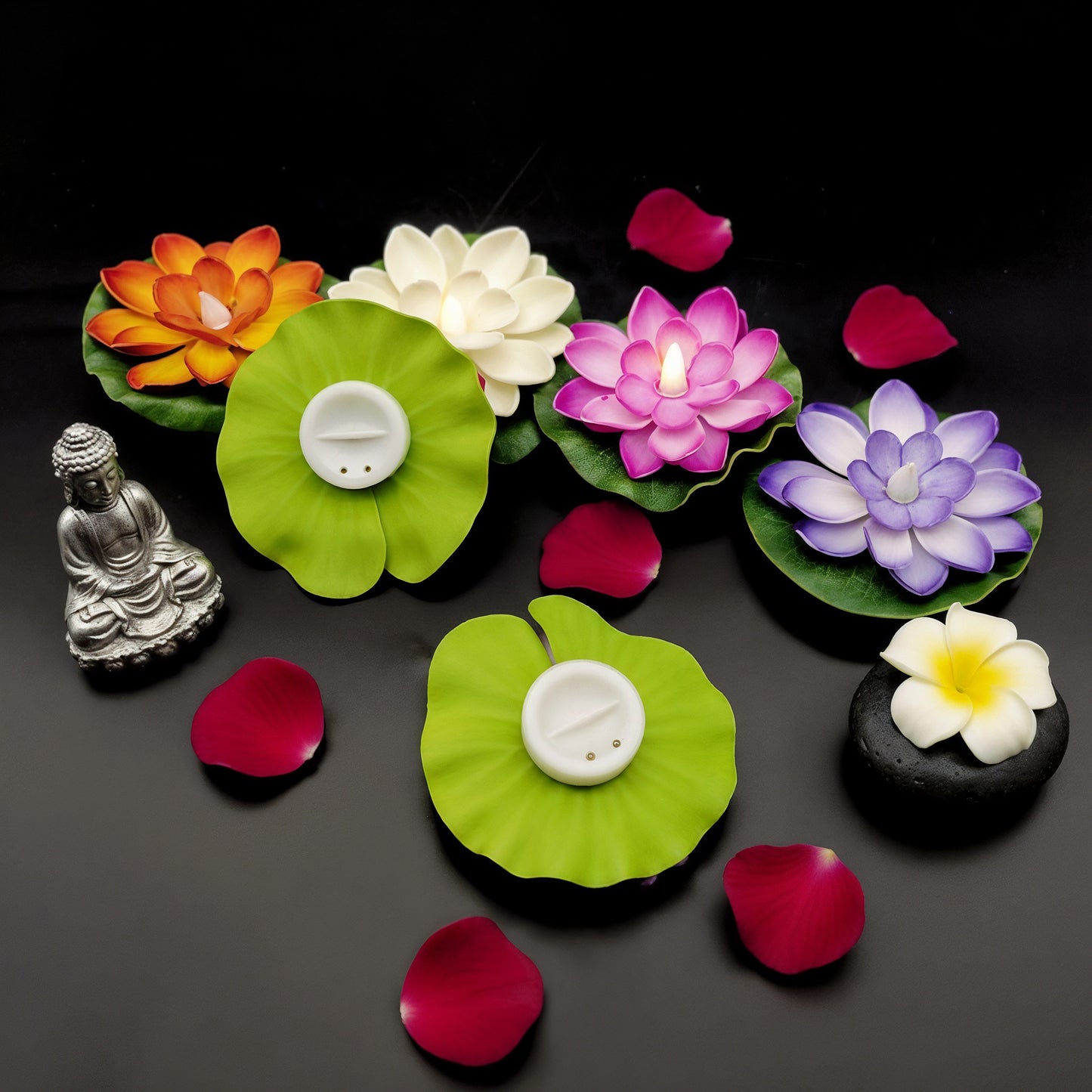 Colourful Lotus Floating LED Lights