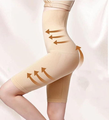 4-in-1 Shaper - Quick Slim Shape Wear Tummy, Back, Thighs, Hips - Black/Efffective Seamless Tummy Tucker