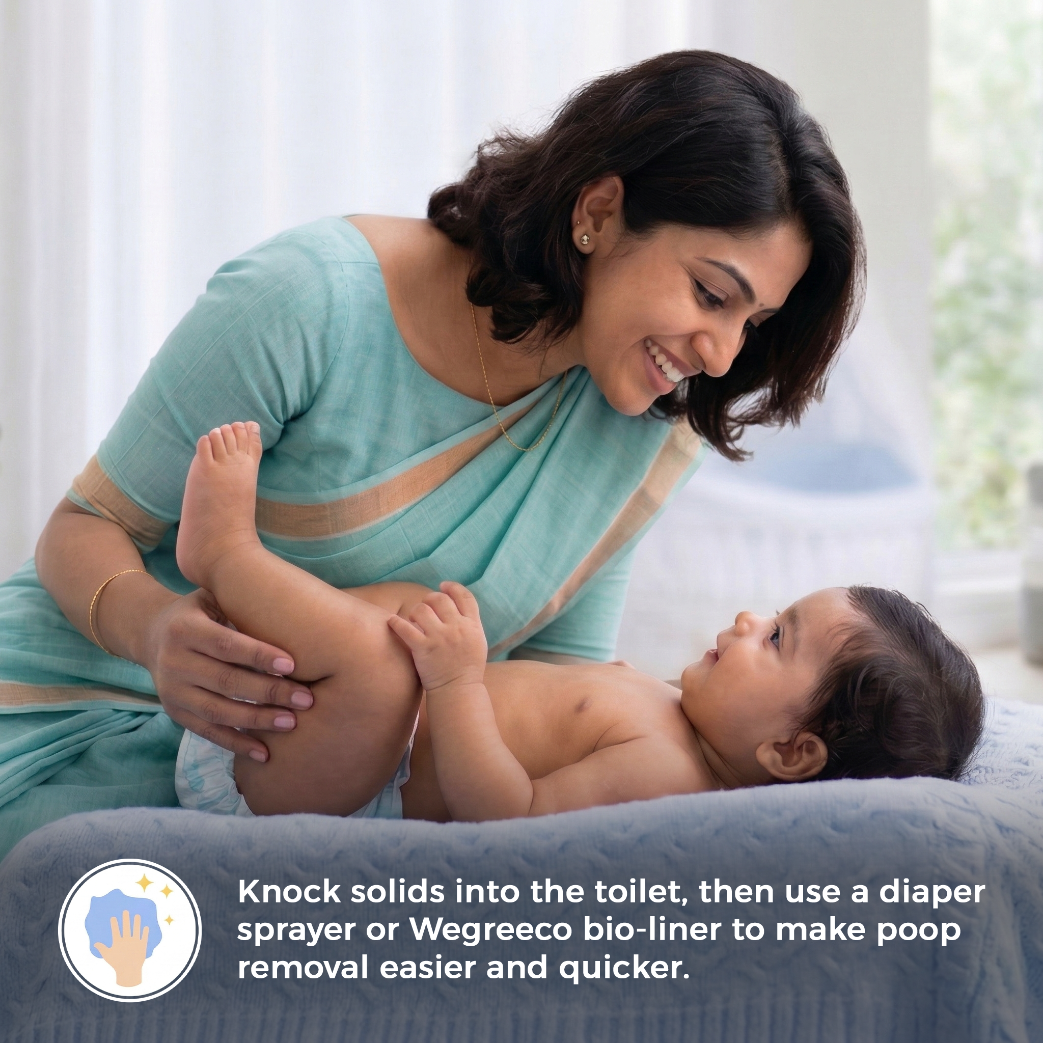 Leakage Proof Reusable Cloth Diaper for Baby (Pack of 2)