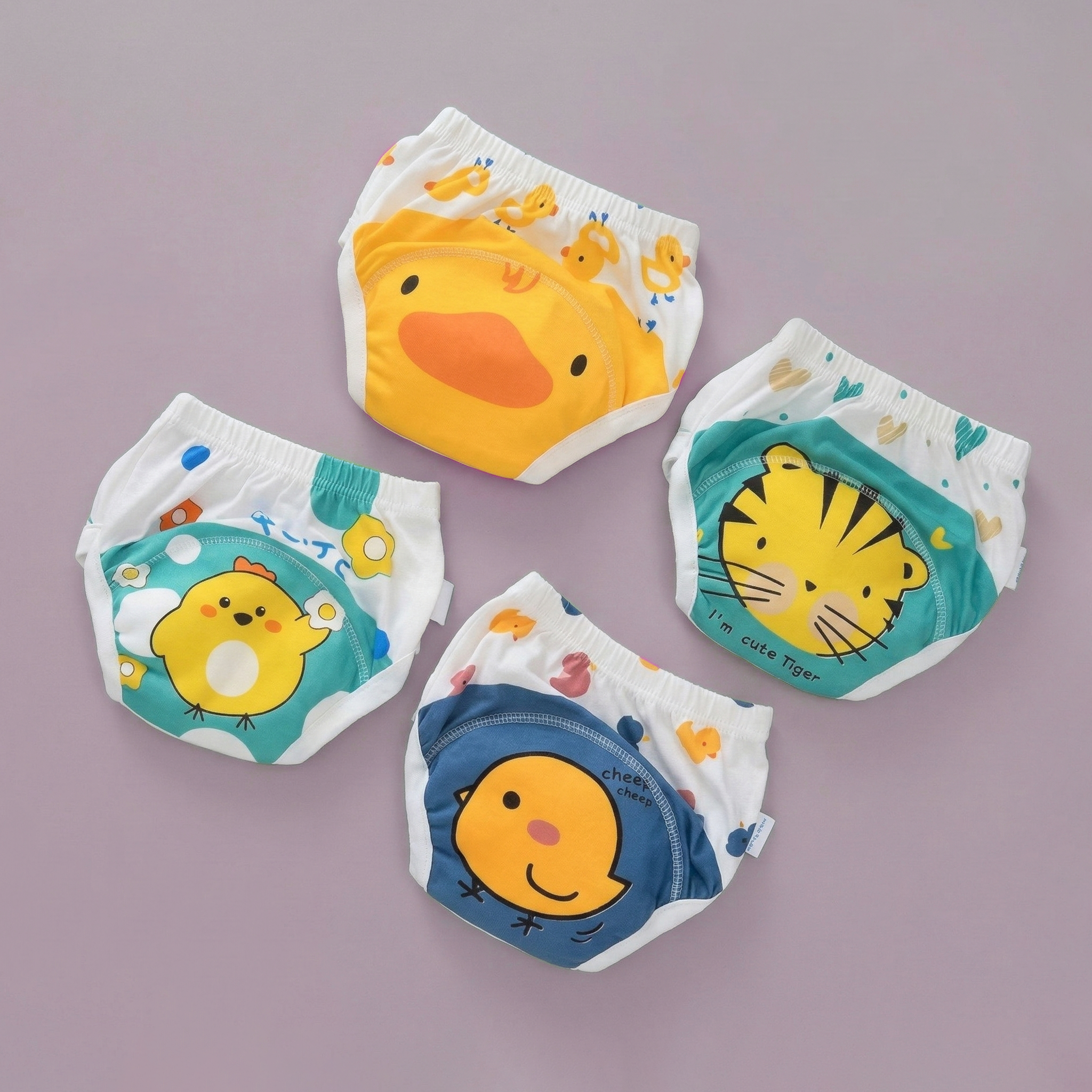 Leakage Proof Reusable Cloth Diaper for Baby (Pack of 2)