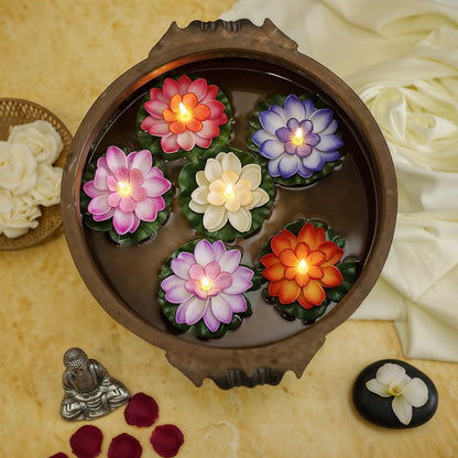 Colourful Lotus Floating LED Lights