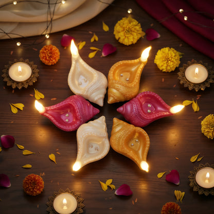 Designer Diya Set - Festive & Home Decor Lamps